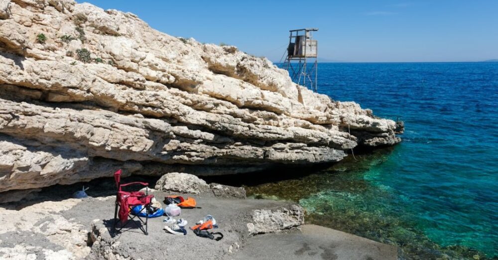 Hideaways - Secluded Rocky Cove with Lifeguard Tower