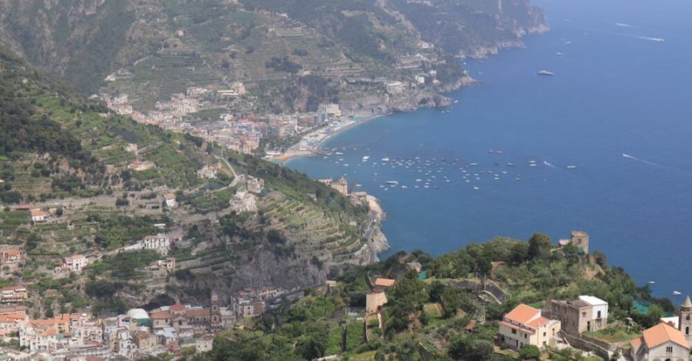 Villages - A view of the coast from a hillside